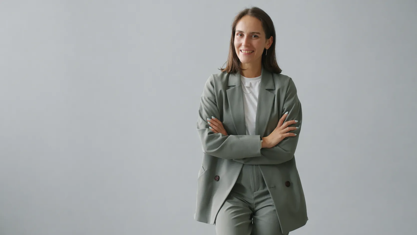 Professional woman smiling