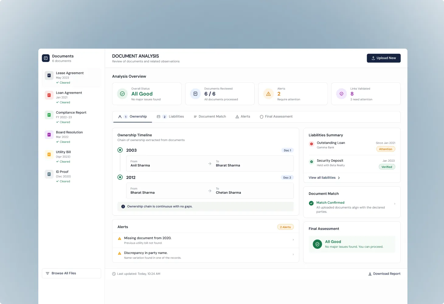 Real estate practice workflow preview