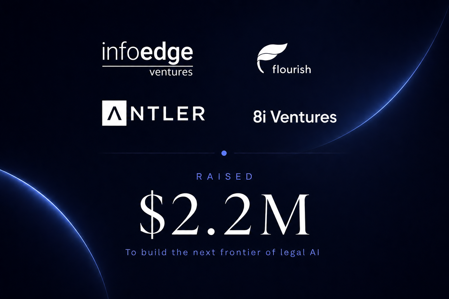 Jurisphere fundraising announcement visual