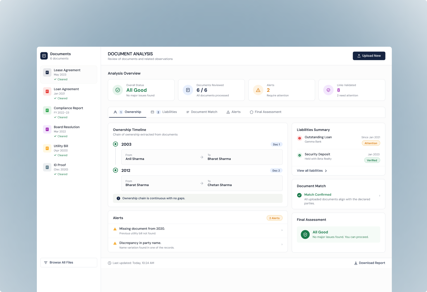 Real estate practice workflow preview